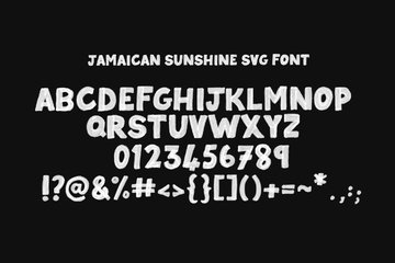 Jamaican Sunshine SVG and Regular Fonts preview image 4 by Nicky Laatz