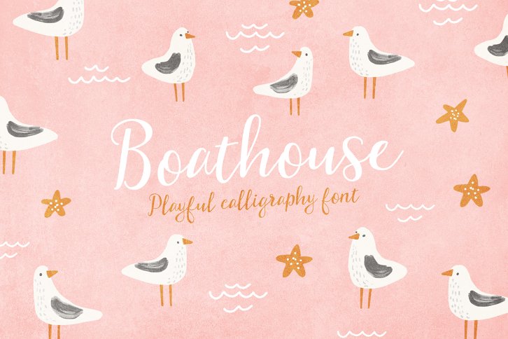 Fontbox Boathouse Font (From the Fontbox) (Font) by Nicky Laatz