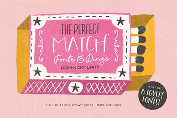 The Perfect Match Fonts and Dings main product image by Nicky Laatz