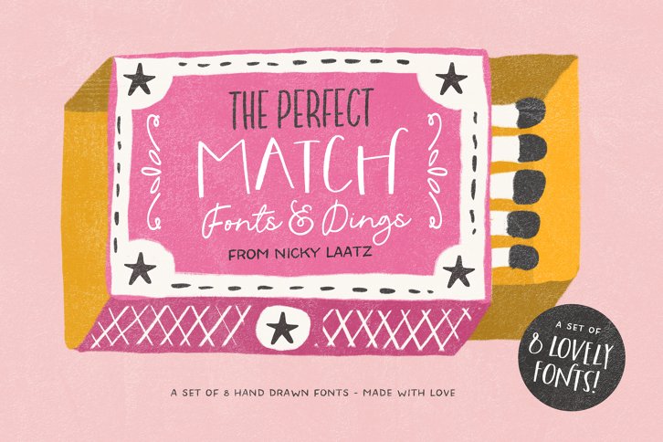 The Perfect Match Fonts and Dings (Font) by Nicky Laatz