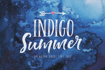 Indigo Summer Fonts & Extras main product image by Nicky Laatz
