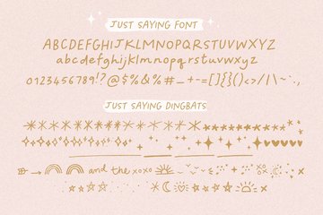Just Saying Handwritten Font preview image 12 by Nicky Laatz