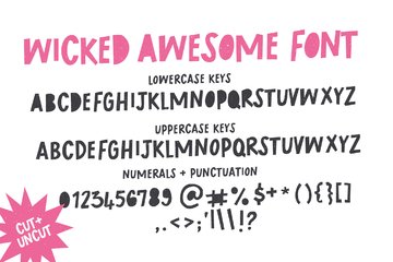 Wicked Awesome Font preview image 7 by Nicky Laatz