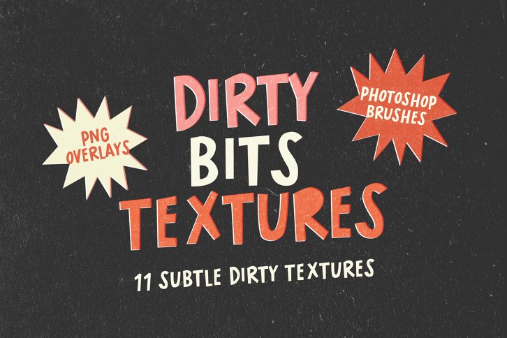 11 Dirty Bits Textures (Illustrations) by Nicky Laatz