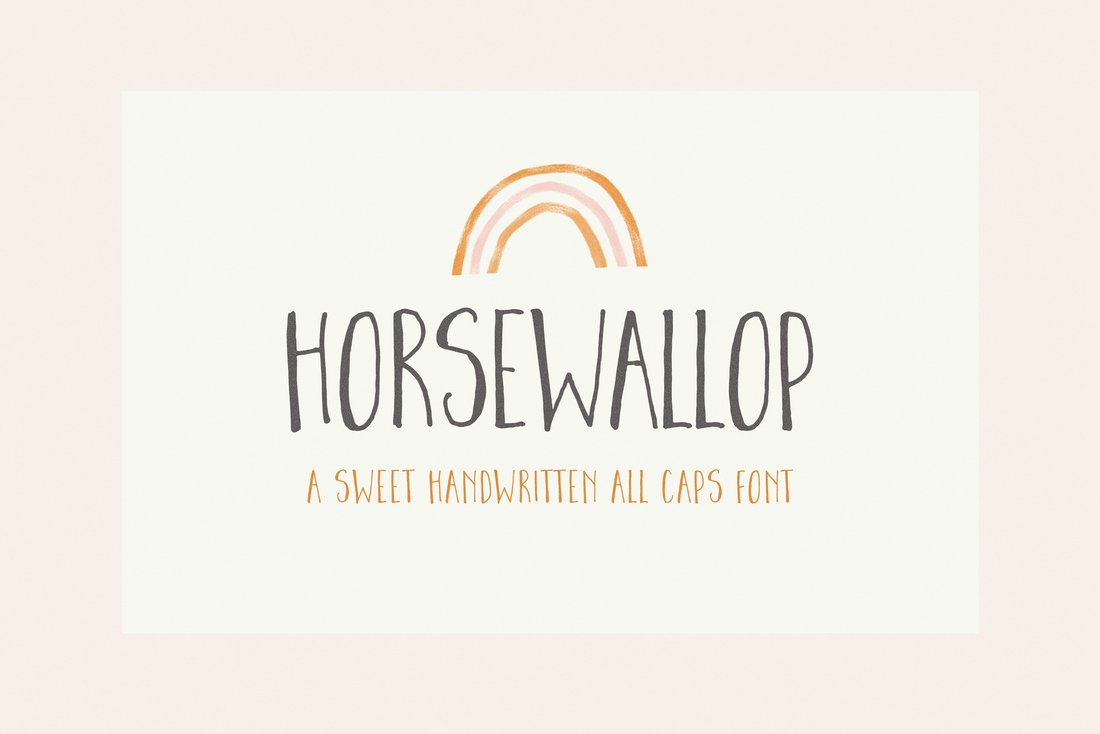 Horsewallop Font main product image by Nicky Laatz