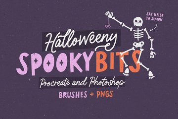 Spookybits Brushes main product image by Nicky Laatz