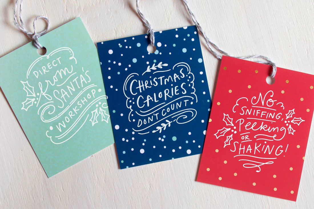 11 Handlettered Christmas Quotes preview image 1 by Nicky Laatz