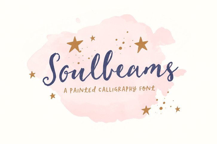 Soulbeams Font (Font) by Nicky Laatz