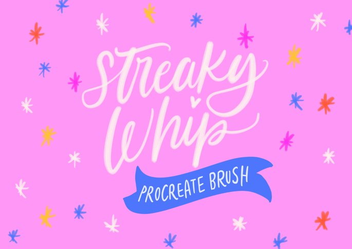 Streaky Whip Procreate Brushes & Extras (Procreate) by Nicky Laatz