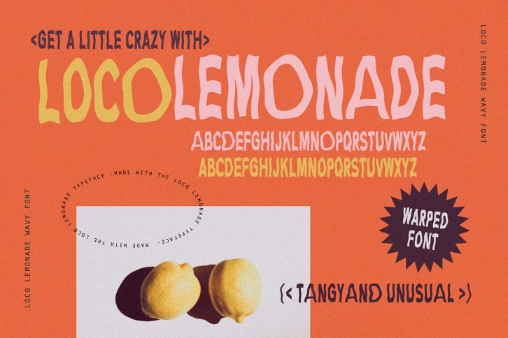 Loco Lemonade Font (Font) by Nicky Laatz