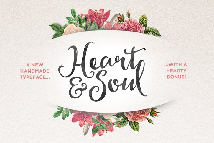 Heart and Soul Font (Font) by Nicky Laatz