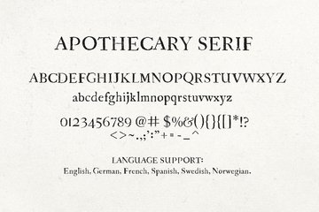 Apothecary Serif preview image 9 by Nicky Laatz