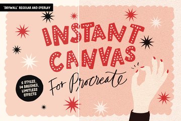 Instant Canvas Brushes for Procreate preview image 8 by Nicky Laatz