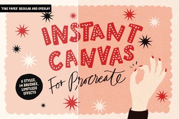 Instant Canvas Brushes for Procreate preview image 6 by Nicky Laatz