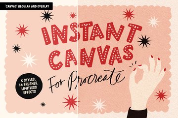 Instant Canvas Brushes for Procreate preview image 4 by Nicky Laatz