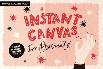 Instant Canvas Brushes for Procreate preview image 7 by Nicky Laatz