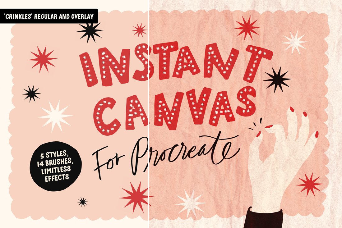 Instant Canvas Brushes for Procreate preview image 2 by Nicky Laatz