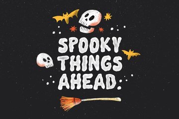 Spooky Society SVG Font preview image 2 by Nicky Laatz
