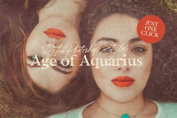 Age of Aquarius Photoshop Styles main product image by Nicky Laatz