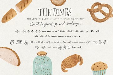 Freshly Baked Font Trio & Dings preview image 20 by Nicky Laatz
