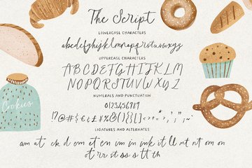 Freshly Baked Font Trio & Dings preview image 19 by Nicky Laatz