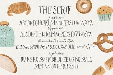 Freshly Baked Font Trio & Dings preview image 18 by Nicky Laatz