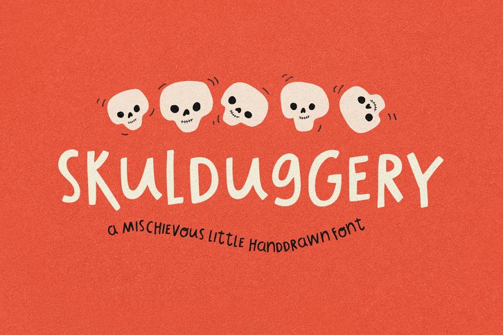 Skulduggery Hand Font (Font) by Nicky Laatz