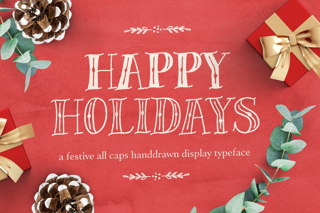 Happy Holidays Display Font main product image by Nicky Laatz