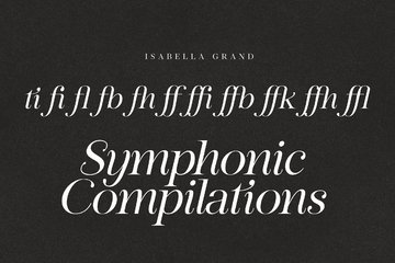 Isabella Grand Display Serif preview image 22 by Nicky Laatz
