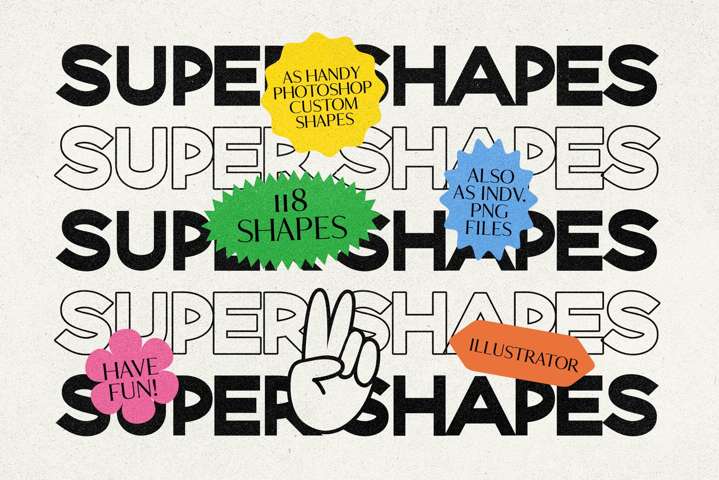 118 Super Sticker Shapes main product image by Nicky Laatz