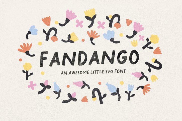 Fandango SVG and Regular Font (Font) by Nicky Laatz