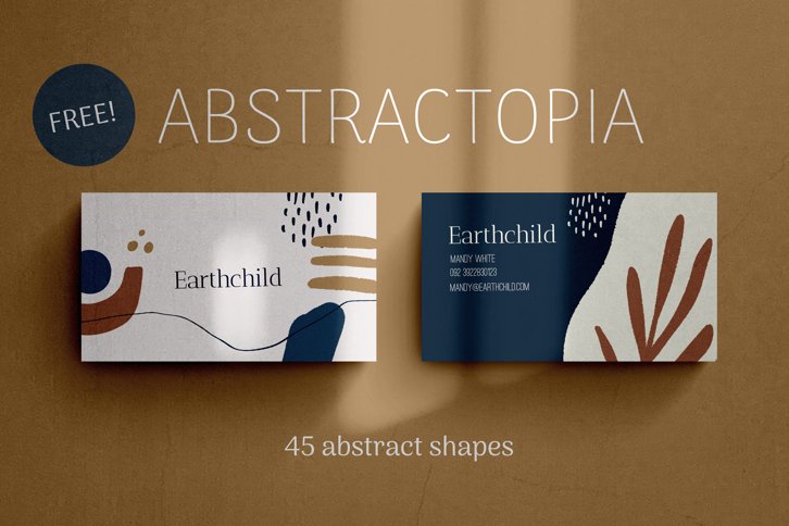 Abstractopia 45 Shapes (Illustrations) by Nicky Laatz