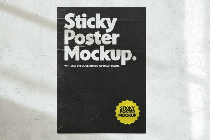 Sticky Poster Mockups (Mockup) by Nicky Laatz