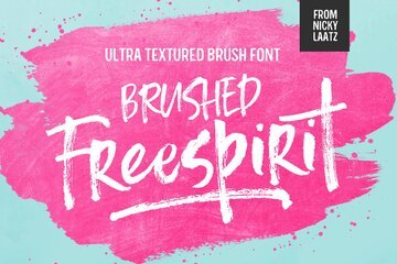 Freespirit Brush Fonts main product image by Nicky Laatz