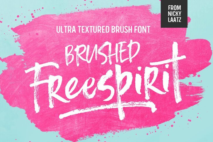 Freespirit Brush Fonts (Font) by Nicky Laatz