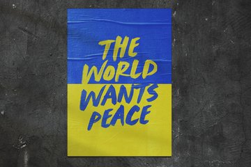 World Peace Font For Ukraine Victims preview image 2 by Nicky Laatz