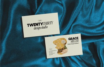Retro Business Card Mockups preview image 4 by Nicky Laatz