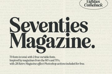 Eighties Comeback Serif Family preview image 18 by Nicky Laatz