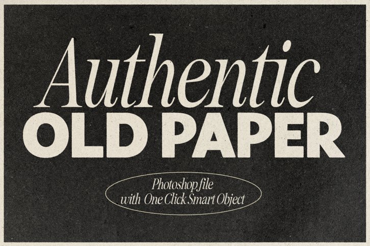 Authentic Old Paper Effect - Photoshop Template (Add On) by Nicky Laatz