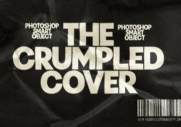 The Crumpled Cover PSD mockup main product image by Nicky Laatz