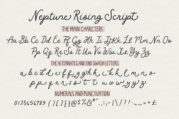 Neptune Rising Font Duo preview image 17 by Nicky Laatz
