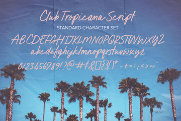 Club Tropicana Font preview image 27 by Nicky Laatz