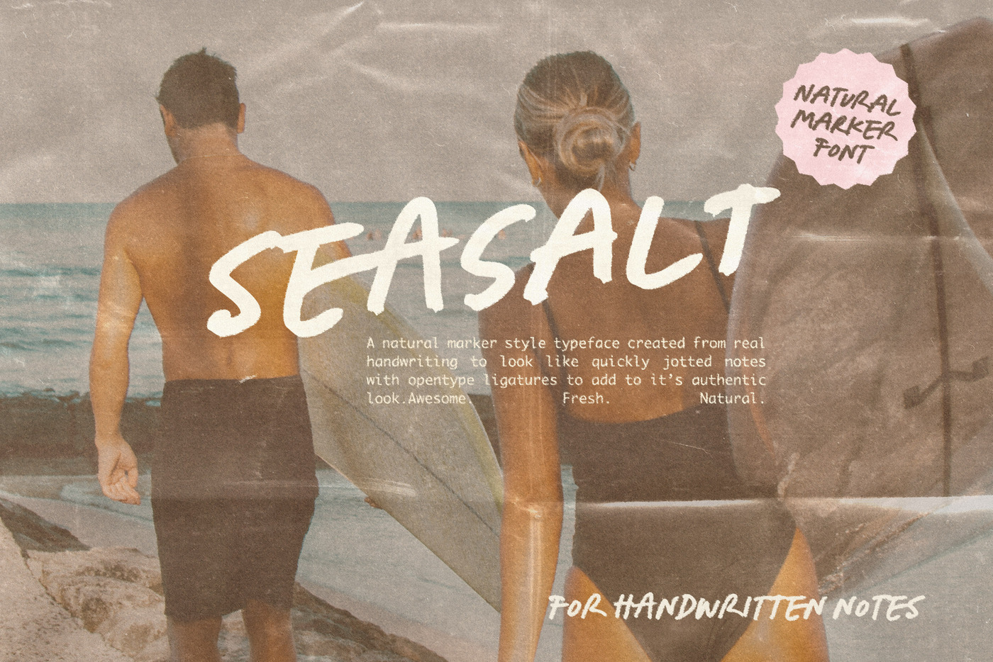 Seasalt - Casual Marker Typeface main product image by Nicky Laatz
