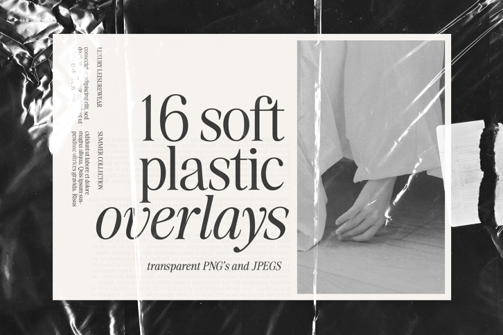 16 Soft Plastic Overlays (Mockup) by Nicky Laatz