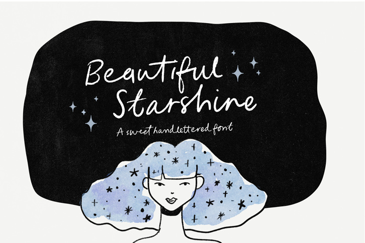 Beautiful Starshine Script (Font) by Nicky Laatz