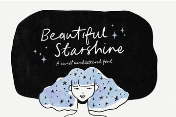 Beautiful Starshine Script Font main product image by Nicky Laatz