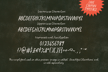 Love Coupon Typeface preview image 8 by Nicky Laatz