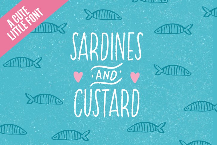 Sardines & Custard Font (Font) by Nicky Laatz