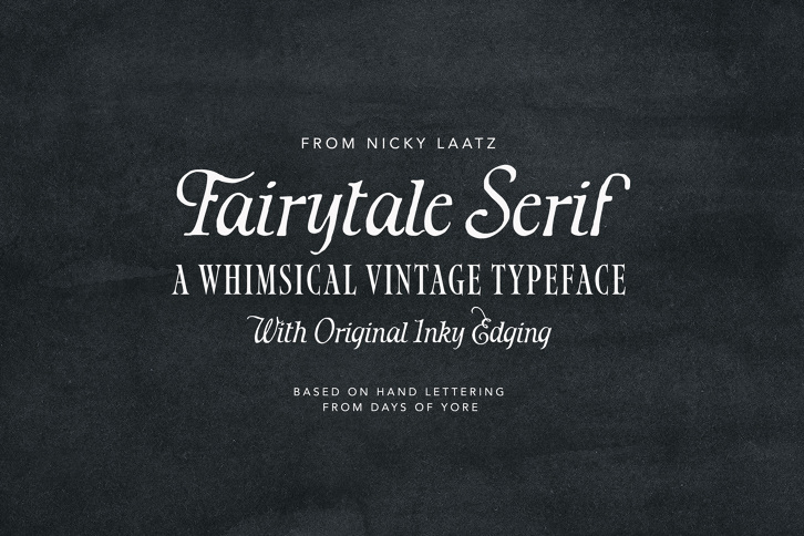 Fairytale Serif  (Font) by Nicky Laatz