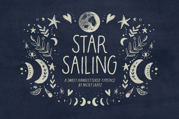 Star Sailing Typeface main product image by Nicky Laatz